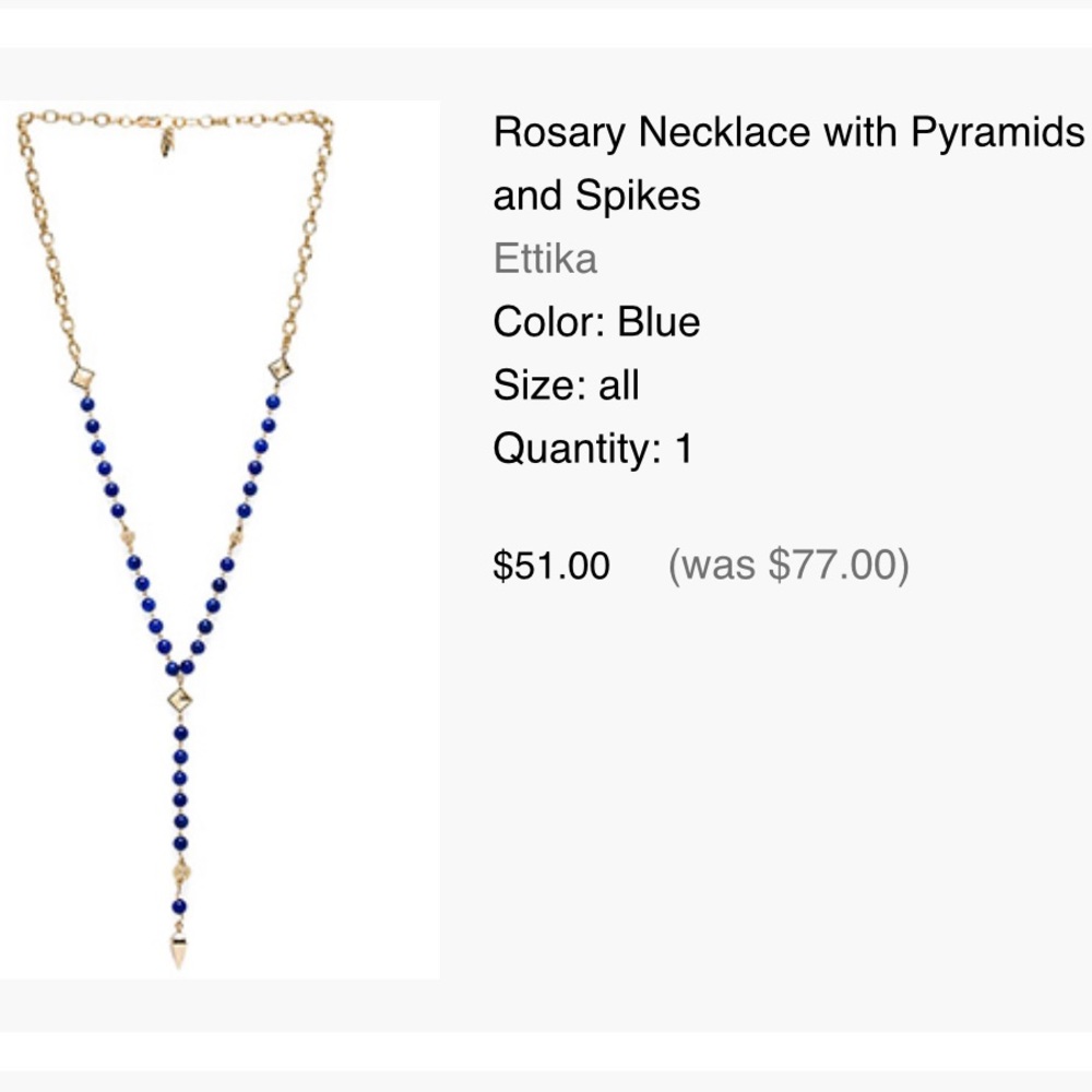 Ettika necklace